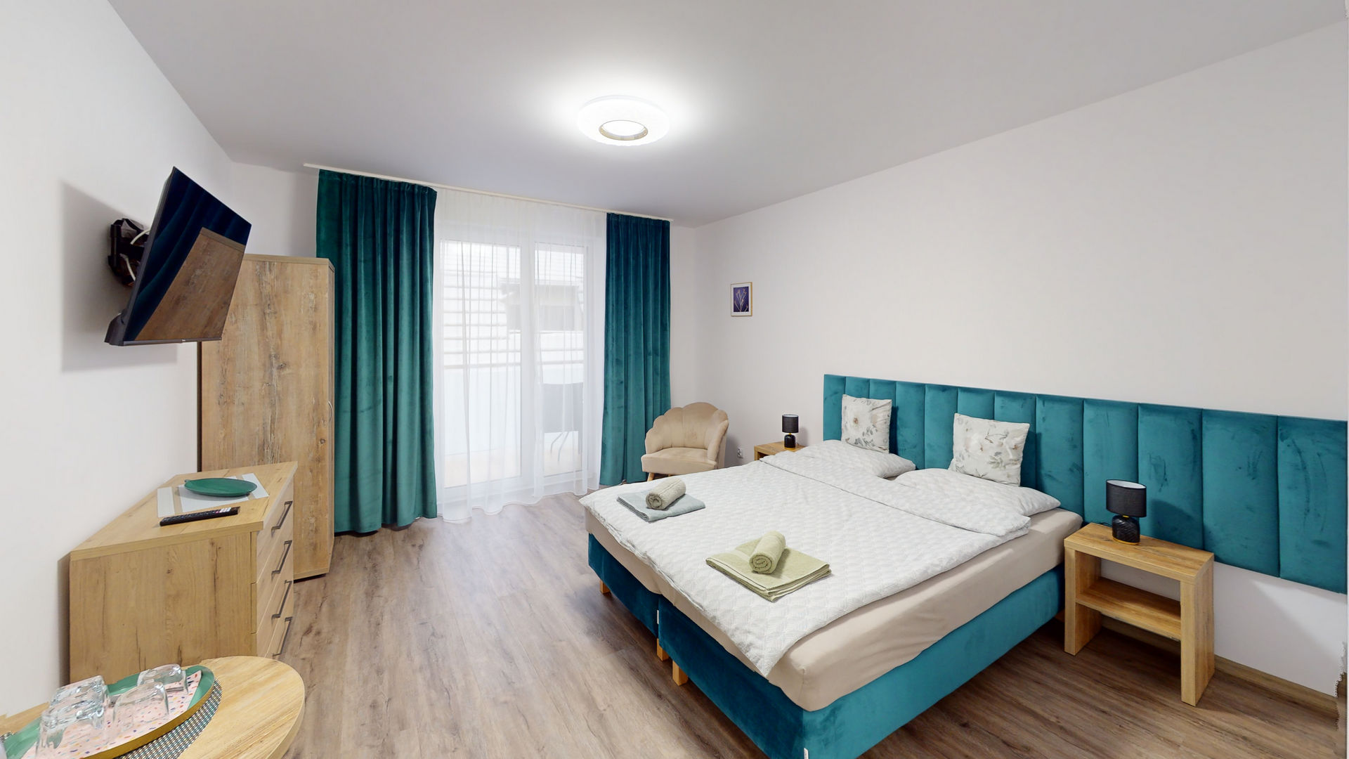 Sypialnia — apartament premium Willa Toma